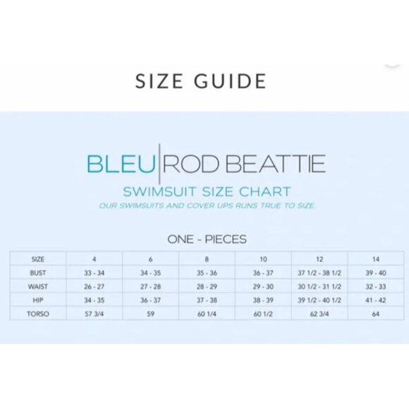 Bleu Rob Beattie Blue Ribbed Walk The Line Square Neck One-Piece Swimsuit Sz 4 - Picture 10 of 10